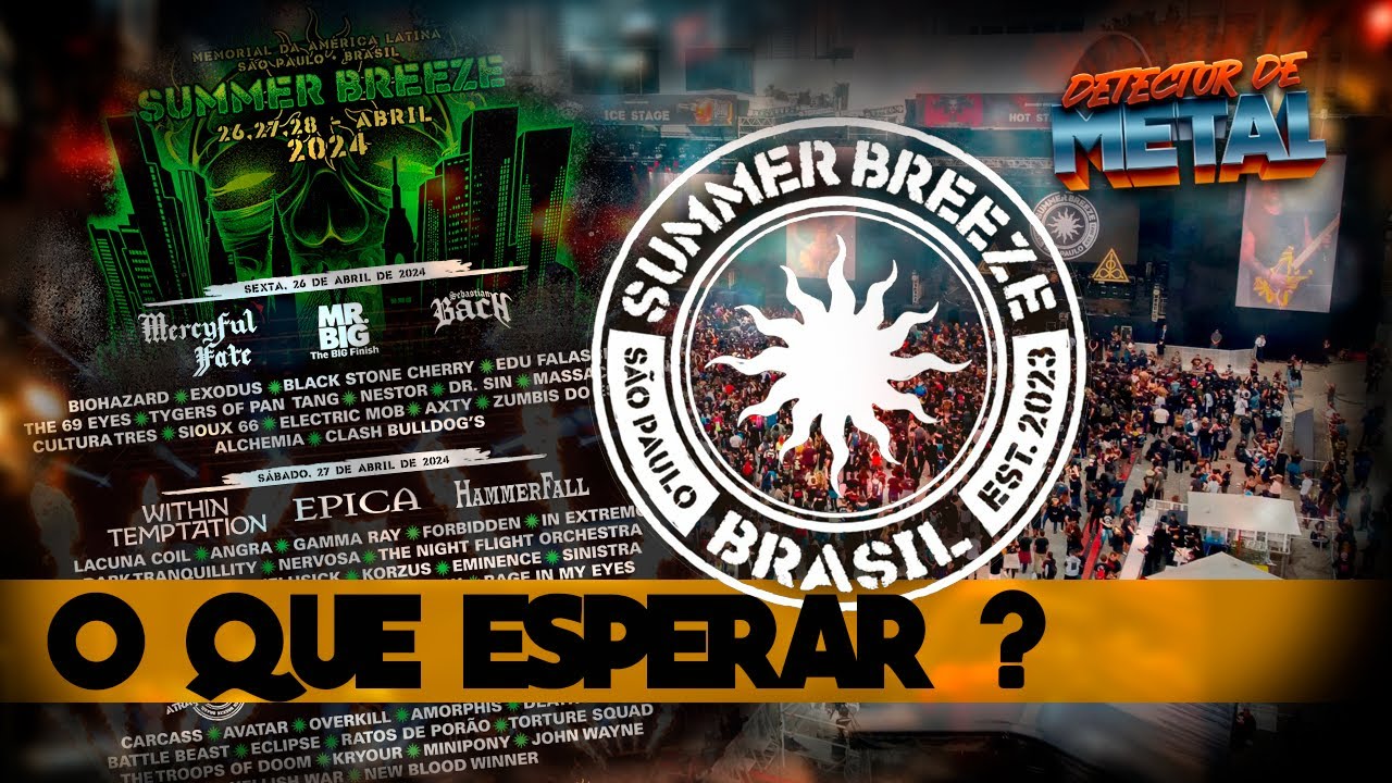 SUMMER BREEZE BRASIL DIVULGA CARTAZ OFICIAL