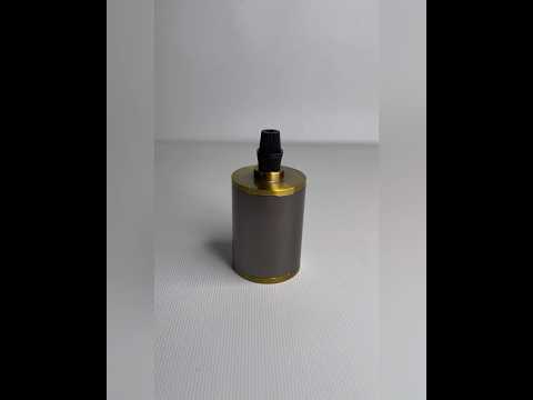 Металлический патрон Е27 черный с золотом