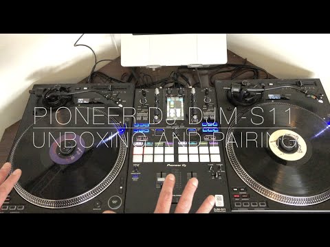 Pioneer DJ DJM-S11 Unboxing and Pairing with Pioneer DJ PLX-CRSS12 Pairing