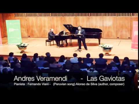 Andres Veramendi -  Las Gaviotas - Lied Peruano - Antonio de Silva