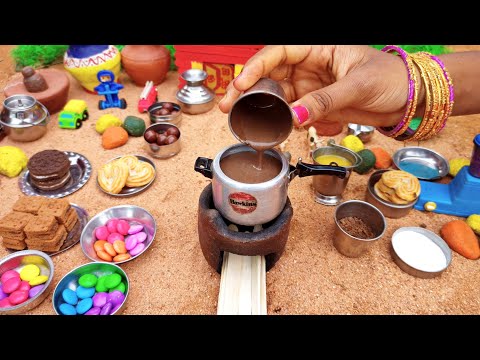 Chocolate Cake | Without Egg, Oven, Maida | Mini Cooking Recipe | Tiny Cake | 3 Ingredients Recipe