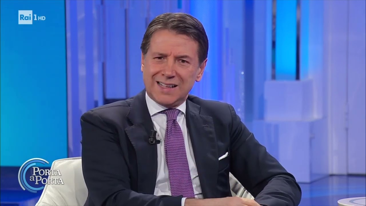 Giuseppe Conte ospite a "Porta a porta" |  4/02/2025