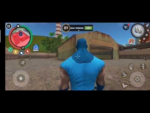 (5) Rope Hero Vice Town (Rope Hero Fight Police Car Robot) BD 100 Ground Spider Machine Destroy TANK