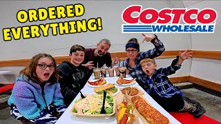 We Ordered EVERYTHING at the Costco Food Court! | Fairbanks, Alaska