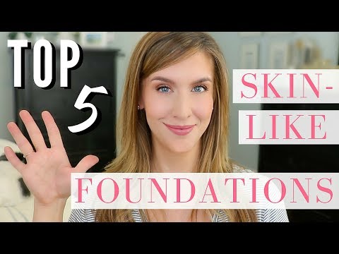 FOUNDATION THAT LOOKS LIKE SKIN | TOP 5 SKIN-LIKE FOUNDATIONS Video