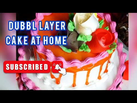 two layers cake #cake two layers. subscribe,👆like ❤️ share 🙏🔔👈