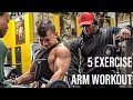 5 EXERCISE ARM WORKOUT FOR MASS || Tristyn Lee ft. Shawn Rhoden, Stanimal, and Charles Glass