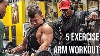5 EXERCISE ARM WORKOUT FOR MASS Tristyn Lee ft Sha