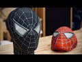 Making The BLACK Spider Man Mask Symbiote Movie Costume Replica