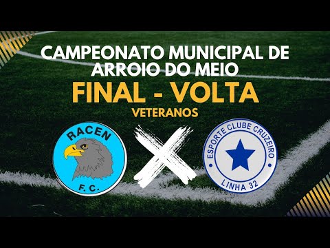Campeonato Mun. - Cat. Veteranos - Final Volta - Racen x Cruzeiro