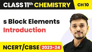 Class 11 Chemistry Chapter 10 | Introduction - s Block Elements | Class 11 Chemistry CBSE/NCERT