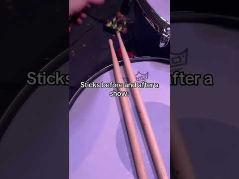 Drumsticks BEFORE vs AFTER a show