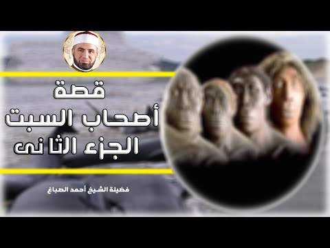 قصة اصحاب السبت الجزئ الثاني برنامج القصص الحق مع فضيلة الشيخ أحمد الصباغ