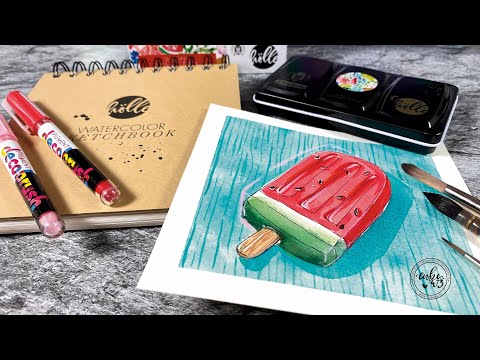 #gemeinsamkreativ Vol.1 - Melonen Eis am Stiel mit @cube.w3