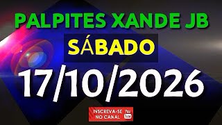 PALPITE DIA 17/10/2026 | JOGO DO BICHO TODAS AS LOTERIAS 