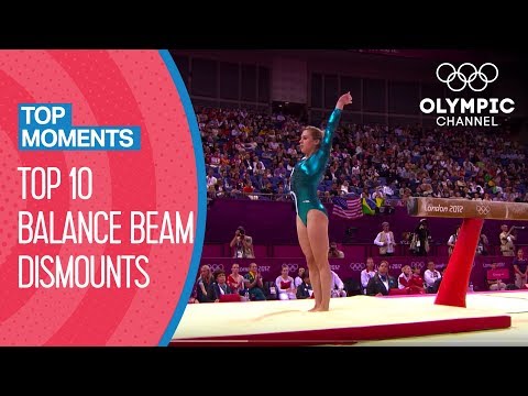 Best ever Balance Beam dismounts in Olympic history | Top Moments