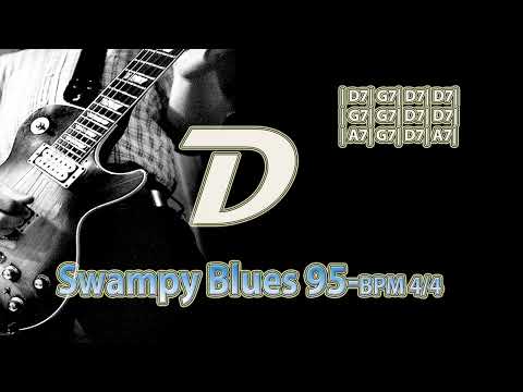Swampy Blues in D-major 95 BPM 4/4 Backing Track Jam for Free Improvisation!