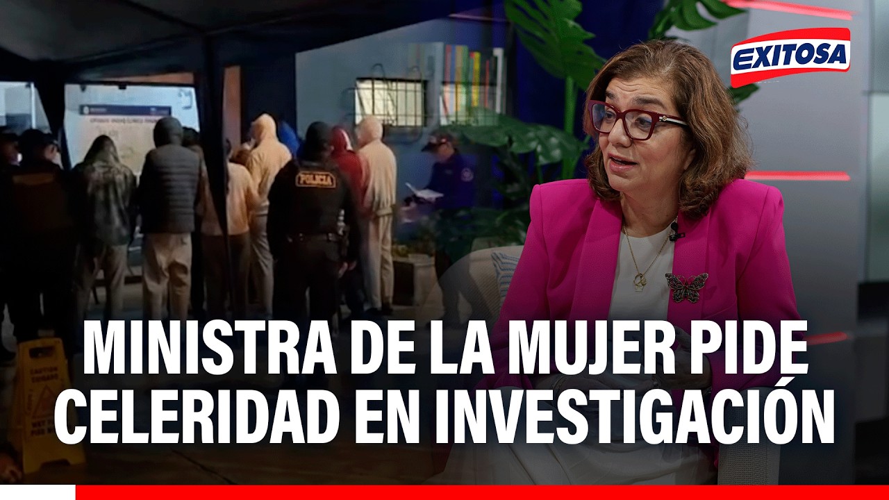 🔴🔵 Ministra de la Mujer pide celeridad en investigación y sanción tras presunto abuso contra alumno