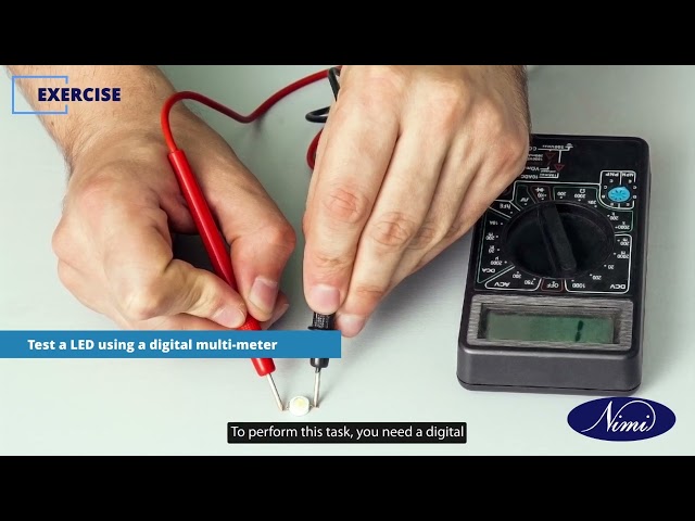 Test LED and photodiode to verify the photo emitting effect