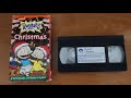 Closing Of Rugrats Christmas VHS From 2002