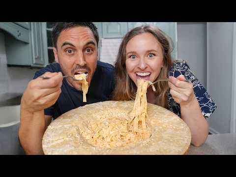 Opening a 90lb Cheese Wheel