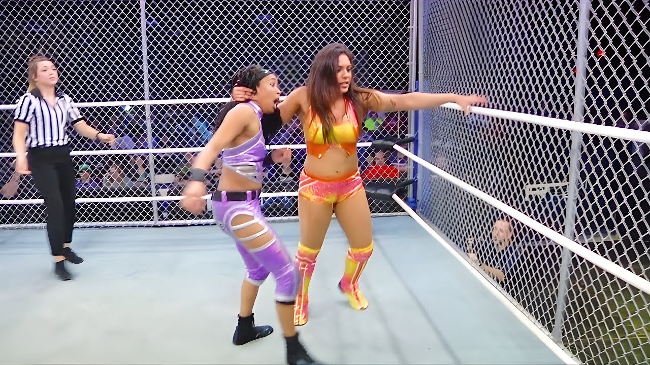 Hyan vs AQA - Steel Cage Match - (Reality of Wrestling)