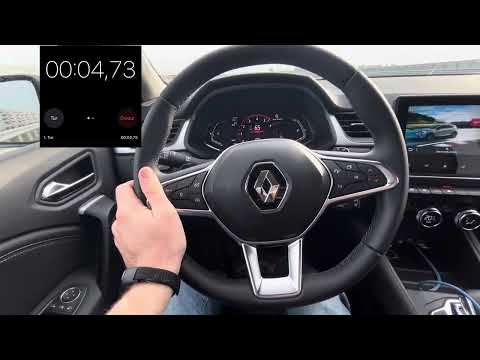 2023 Renault Captur 1.3 tce 140 hp mild hybrid 0-100 km/h = 9,38 seconds