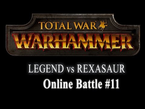 LEGEND VS REXASAUR - Total War Warhammer Online Battle #11