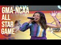 Zephanie is the total performer at the GMA-NCAA All Star Game! | NCAA