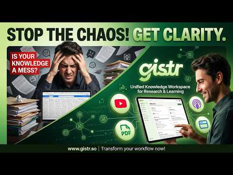 Gistr: The Smart AI Notebook for Learning Online