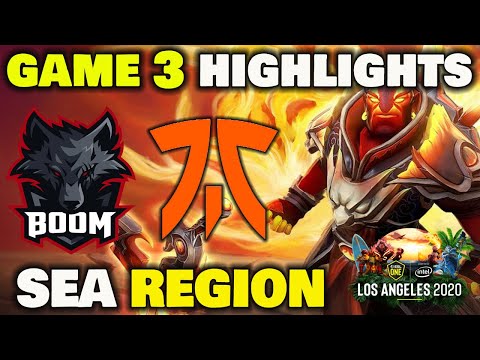 BOOM Esports vs Fnatic Game 3 Highlights ESL ONE Los Angeles 2020