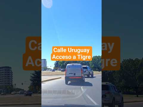 El límite entre San Fernando y San Isidro: Calle Uruguay 🛣️🇦🇷