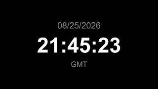 🔴 LIVE | Clock - GMT (Current time)