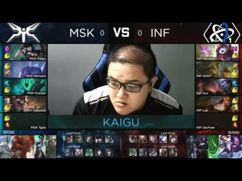 Pro Gaming Series 2017 Summer Split Week 4 Day 2 - MSK vs INF Game 1/2