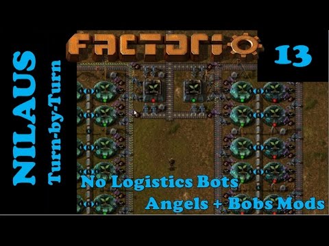 Lets Play Factorio S6E13 - Greenhouse setup without too much jamming