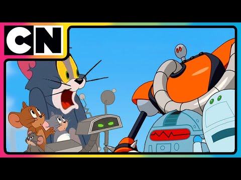 Tom & Jerry✨| The Battle of KILLER ROBOTS! 🤯⚡| Cartoon for Kids😍​​| Cat and the Mouse |@cnindia​