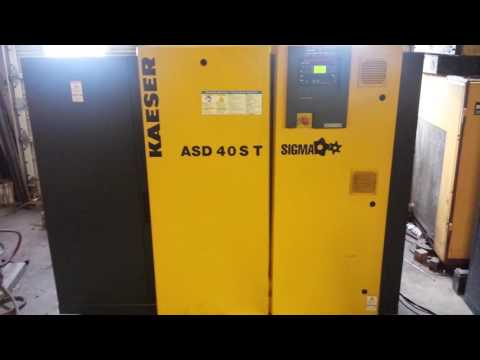 Kaeser ASD 40S T 40HP Rotary Screw Air Compressor w/ Built-in Air Dryer