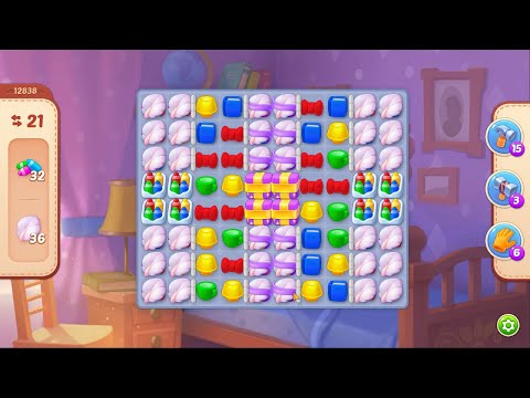 Homescapes Level 12838 No Boosters Gameplay #Bubunka