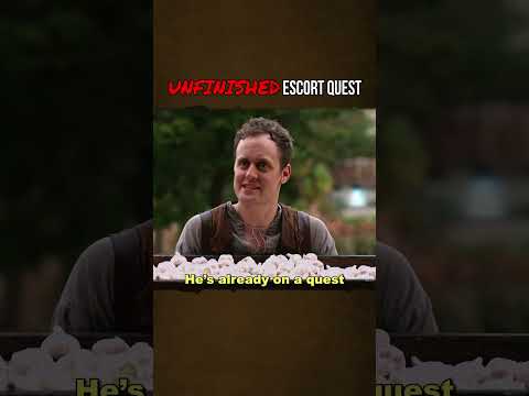 Leaving an escort quest unfinished #shorts #gaming