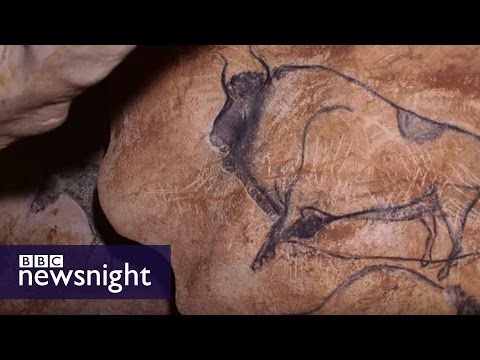 France creates replica Chauvet cave for spectacular prehistoric art - Newsnight