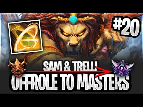 Solo'in my lane on COOLDOWN! - Offrole To Masters -  Season 8 Conquest 5v5 Ranked - SMITE