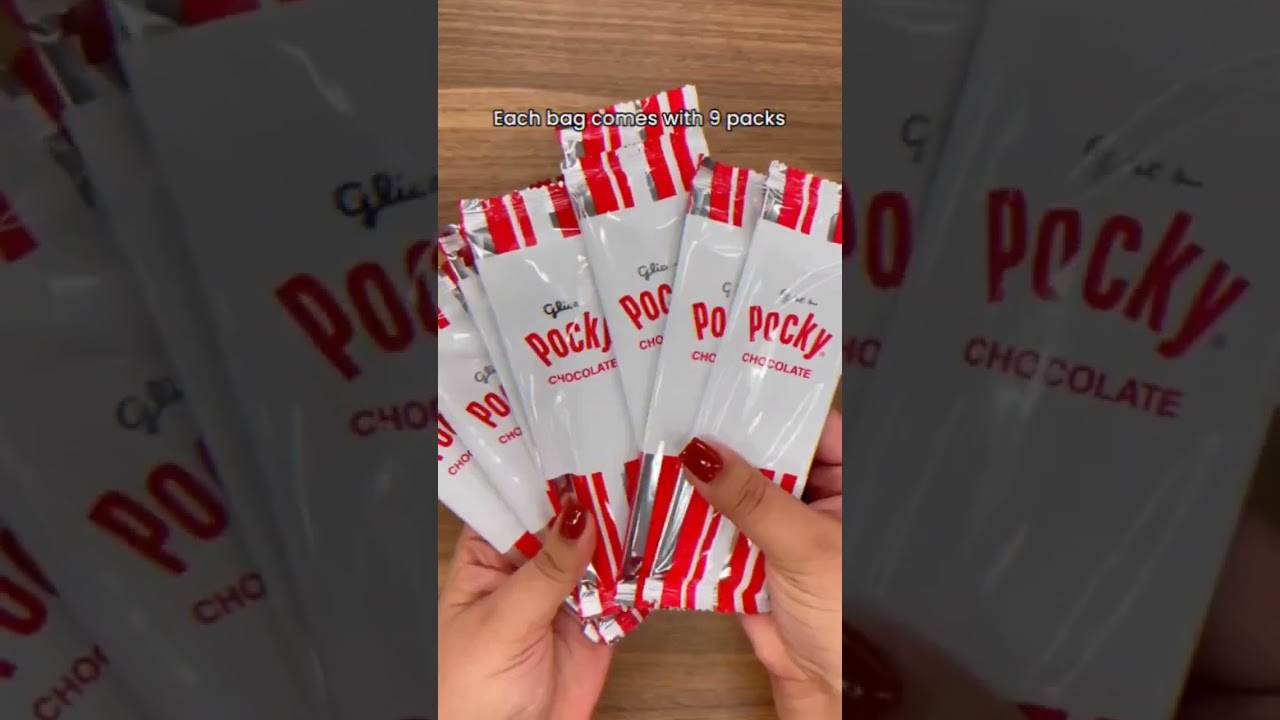 Unbox the joy with Pocky Biscuit Sticks!