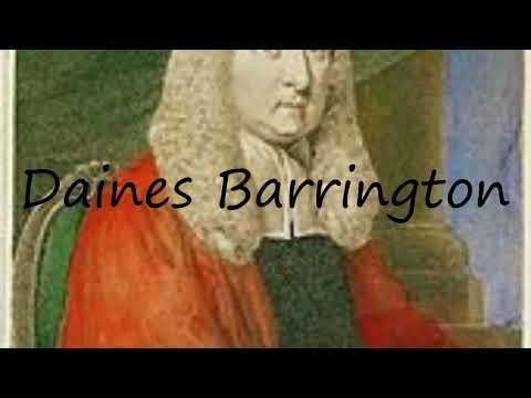 How to pronounce Daines Barrington in English?