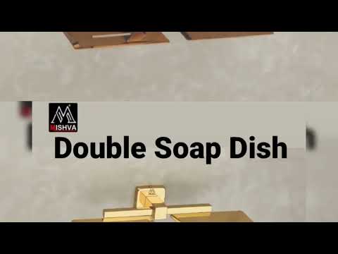 Double Stainless Steel Soap Dish
