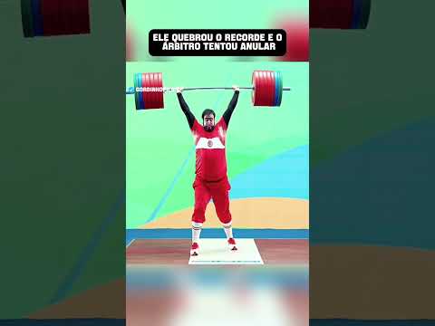 ELE QUEBROU O RECORDE E O ÁRBITRO TENTOU ANULAR