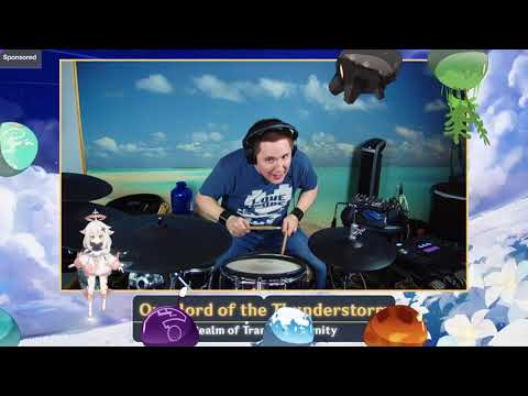 The8BitDrummer plays "Overlord of the Thunderstorm" | Genshin Impact