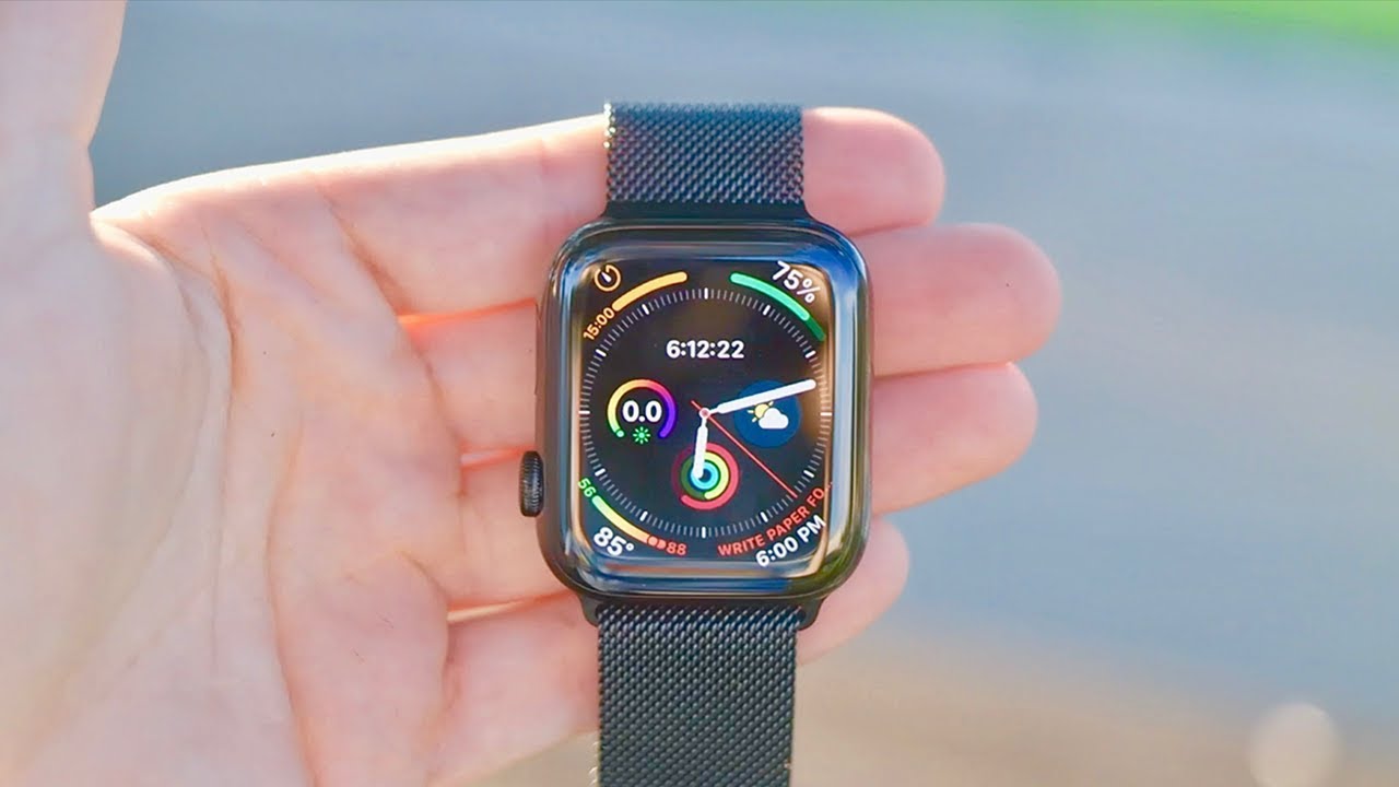 40mm space black milanese loop