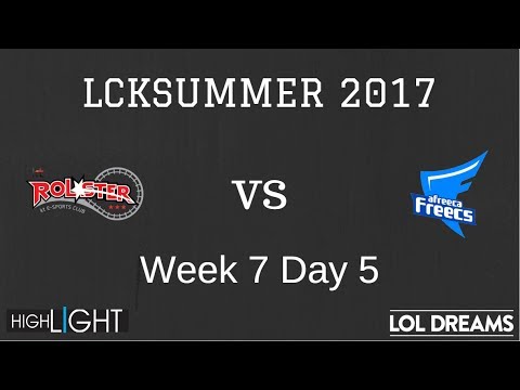 KT vs AFS highlights game 2 LCK SUMMER 2017 KT Rolster vs Afreeca Freecs by lol dreams