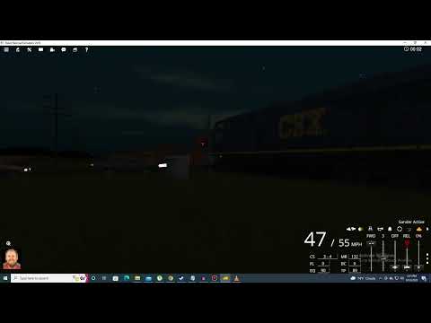 TRS2019 CSX ES44DC 5393 Leading I-193 With a Amazing Narrow Front 2 Piece 1L K5HL