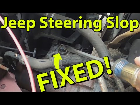 How To Adjust Your Jeep Steering Box - FIX STEERING SLOP EASY!
